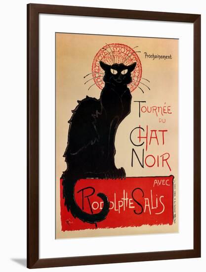 Tournee Du Chat Noir-Théophile Alexandre Steinlen-Framed Art Print