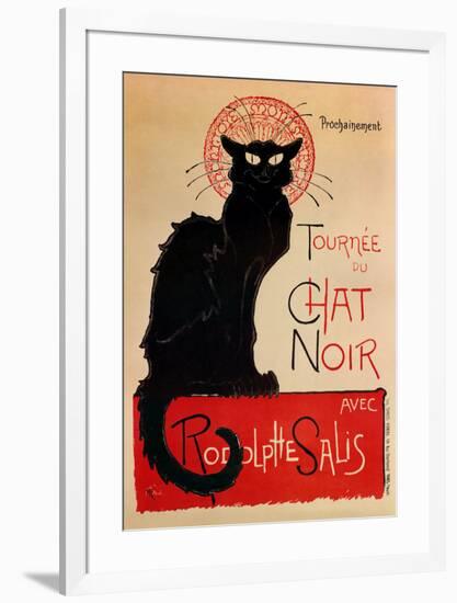 Tournee Du Chat Noir-Théophile Alexandre Steinlen-Framed Art Print