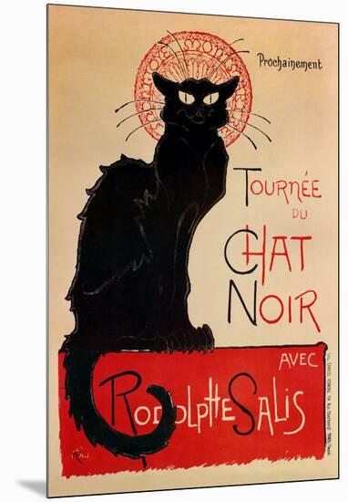 Tournee Du Chat Noir-Théophile Alexandre Steinlen-Mounted Art Print