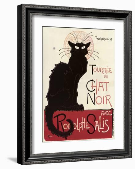 Tournee du Chat Noir-Theophile-Alexandre Steinlen-Framed Art Print