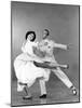 Tous en Scene THE BAND WAGON by VincenteMinnelli with Cyd Charisse and Fred Astaire, 1953 (b/w phot-null-Mounted Photo