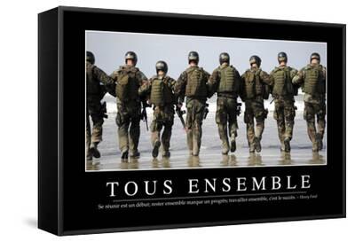 Tous Ensemble Citation Et Affiche D Inspiration Et Motivation Photographic Print Art Com