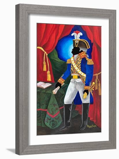 Toussaint Louverture, 2020, (Acrylic on Canvas)-Patricia Brintle-Framed Giclee Print