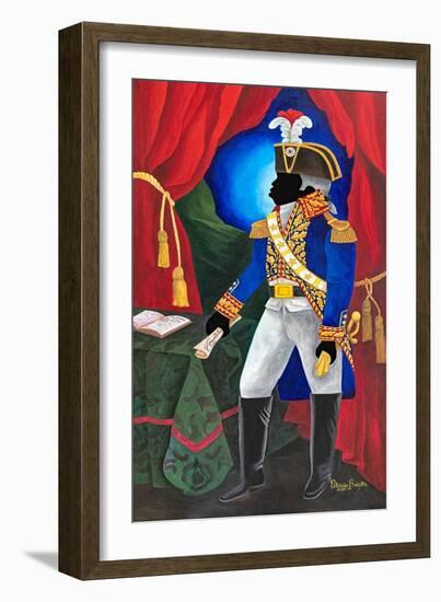 Toussaint Louverture, 2020, (Acrylic on Canvas)-Patricia Brintle-Framed Giclee Print