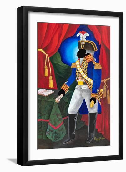 Toussaint Louverture, 2020, (Acrylic on Canvas)-Patricia Brintle-Framed Giclee Print