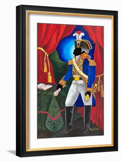 Toussaint Louverture, 2020, (Acrylic on Canvas)-Patricia Brintle-Framed Giclee Print