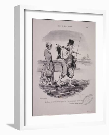 Tout ce qu'on voudra, numero 46-Honore Daumier-Framed Giclee Print