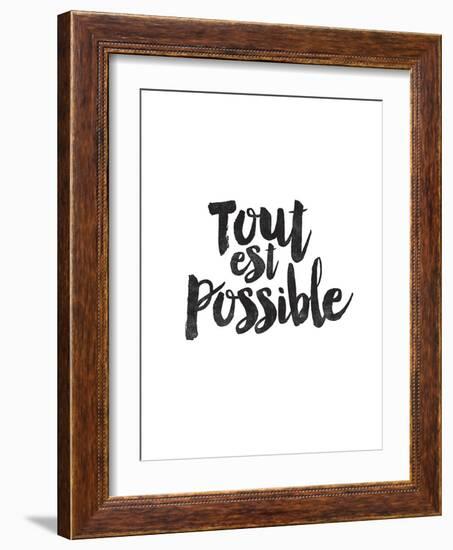 Tout Est Possible-Brett Wilson-Framed Art Print