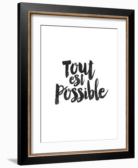Tout Est Possible-Brett Wilson-Framed Art Print