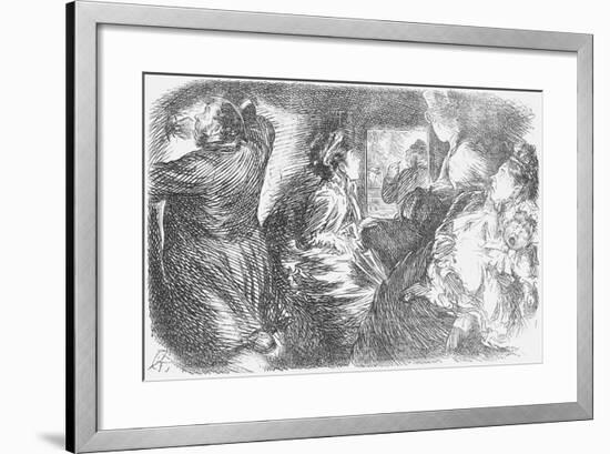Tout Vient À Qui Sait Attendre, 1875-Charles Samuel Keene-Framed Giclee Print