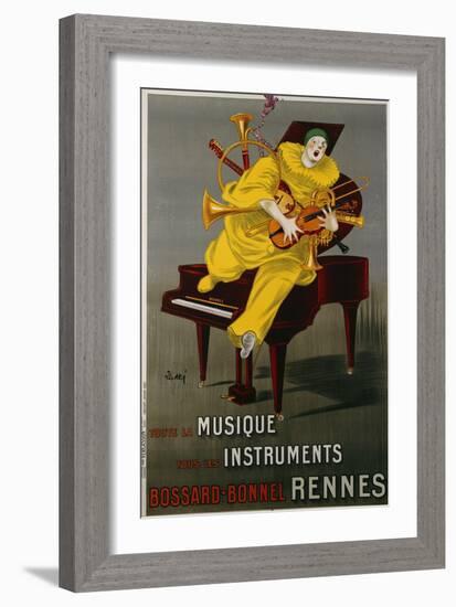 Toute la Musique, Tous Les Instruments, 1925-Lotti-Framed Giclee Print