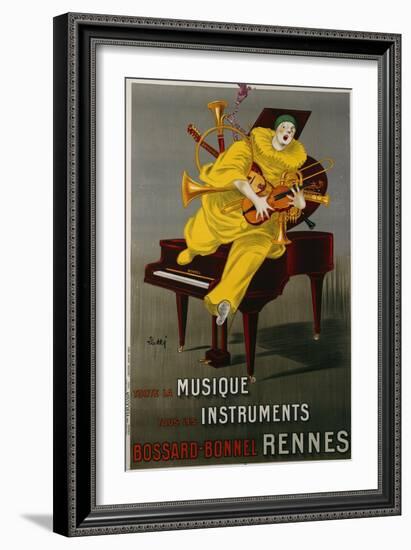 Toute la Musique, Tous Les Instruments, 1925-Lotti-Framed Giclee Print