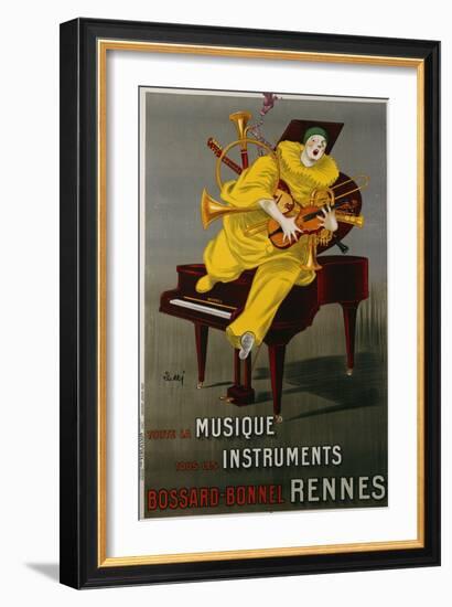 Toute la Musique, Tous Les Instruments, 1925-Lotti-Framed Giclee Print