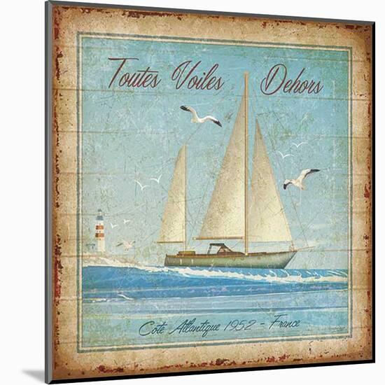 Toutes voiles dehors-Bruno Pozzo-Mounted Art Print