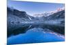 Tovel lake  Europe, Italy, Trentino Alto Adige, Trento district, Tovel valley, Non valley, Tuenno c-ClickAlps-Mounted Photographic Print