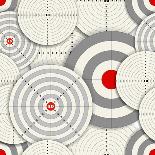 Seamless Background Of Targets-tovovan-Art Print
