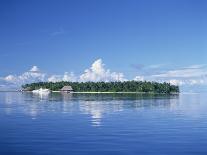 Tropical Beach with Palm Trees at Kudabandos in the Maldive Islands, Indian Ocean-Tovy Adina-Photographic Print