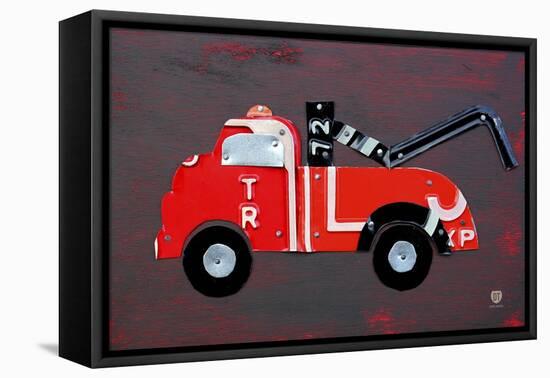 Tow Truck-Design Turnpike-Framed Premier Image Canvas