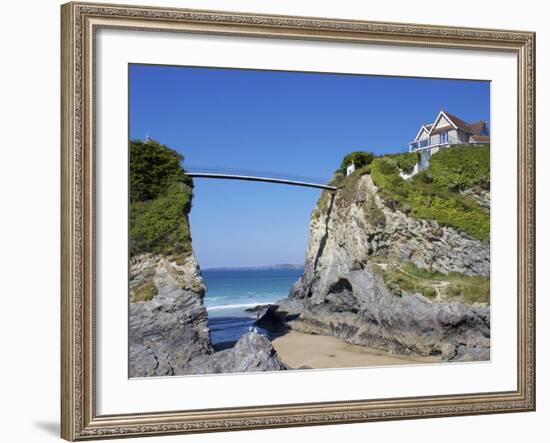 Towan Beach, Newquay, Cornwall, England, United Kingdom, Europe-Jeremy Lightfoot-Framed Photographic Print