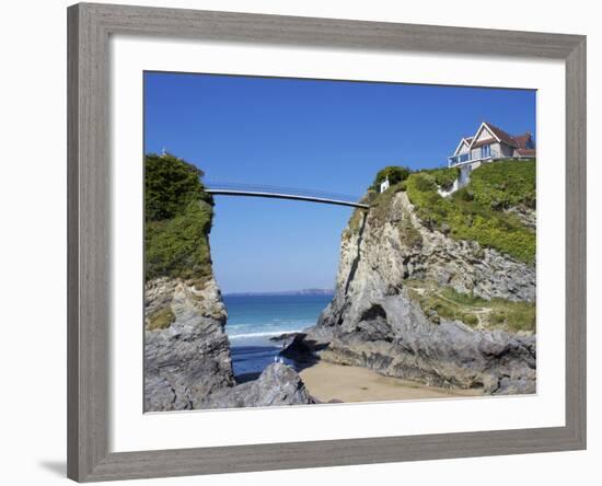 Towan Beach, Newquay, Cornwall, England, United Kingdom, Europe-Jeremy Lightfoot-Framed Photographic Print