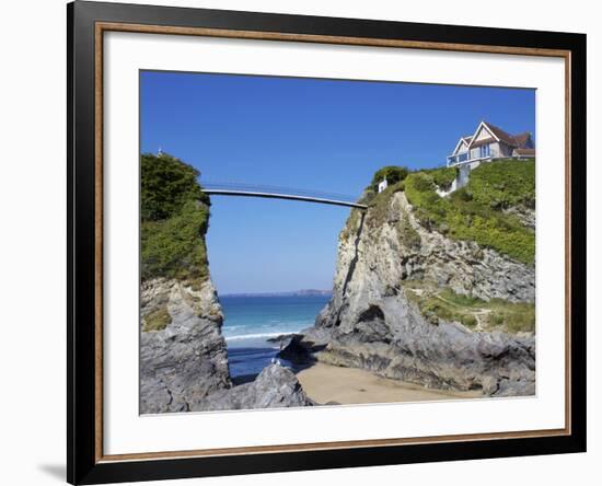 Towan Beach, Newquay, Cornwall, England, United Kingdom, Europe-Jeremy Lightfoot-Framed Photographic Print