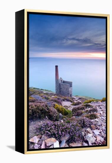 Towanroath Engine House, near St Agnes, Cornwall, UK-Ross Hoddinott-Framed Premier Image Canvas