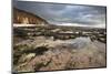 Toward Flamborough Head from Sewerby Rocks, Bridlington, East Riding of Yorkshire, England, UK-Mark Sunderland-Mounted Photographic Print