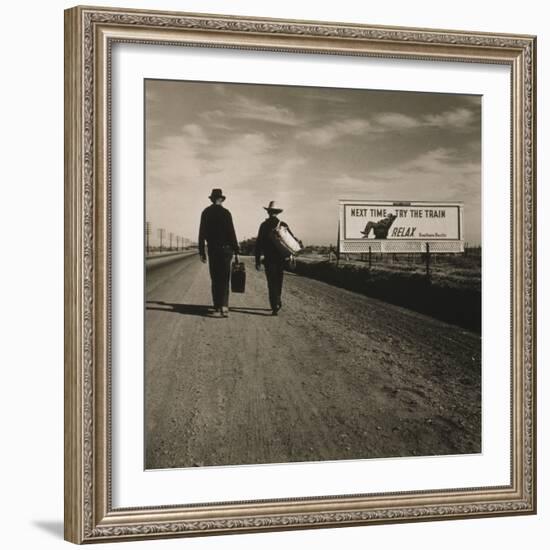 Toward Los Angeles, California, 1937-Dorothea Lange-Framed Photographic Print