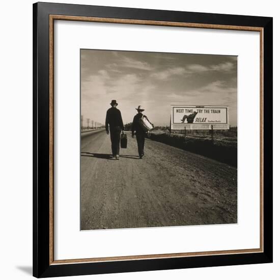 Toward Los Angeles, California, 1937-Dorothea Lange-Framed Photographic Print