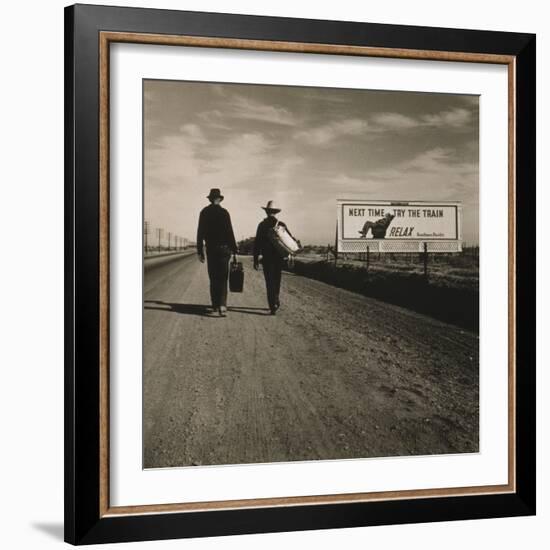 Toward Los Angeles, California, 1937-Dorothea Lange-Framed Photographic Print