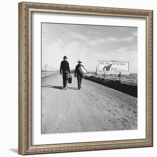 Toward Los Angeles, California-Dorothea Lange-Framed Photo