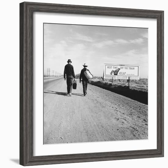 Toward Los Angeles, California-Dorothea Lange-Framed Photo