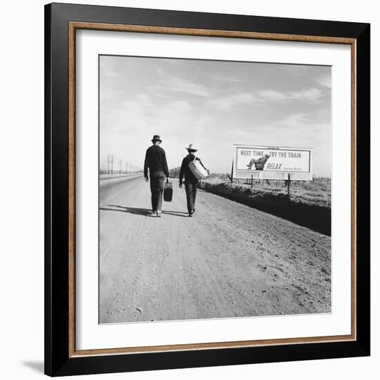 Toward Los Angeles, California-Dorothea Lange-Framed Photo