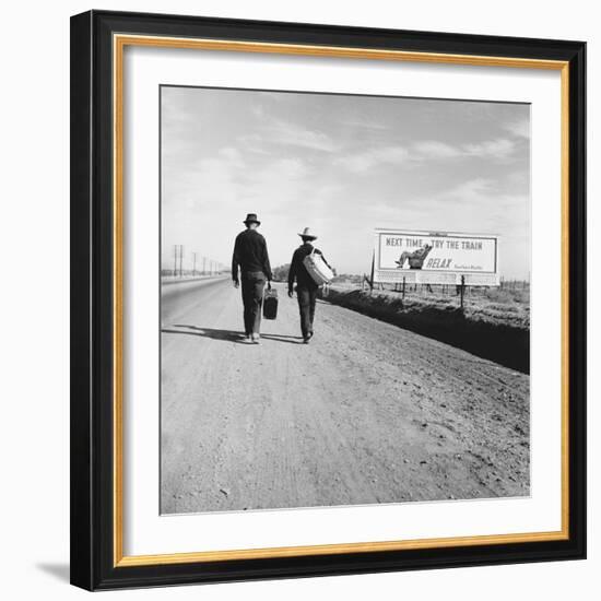 Toward Los Angeles, California-Dorothea Lange-Framed Photo