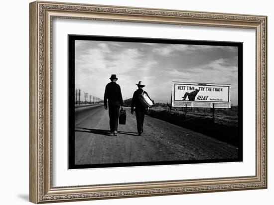 Toward Los Angeles-Dorothea Lange-Framed Art Print