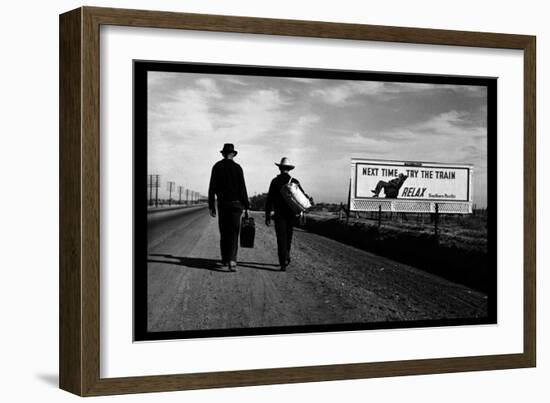 Toward Los Angeles-Dorothea Lange-Framed Art Print