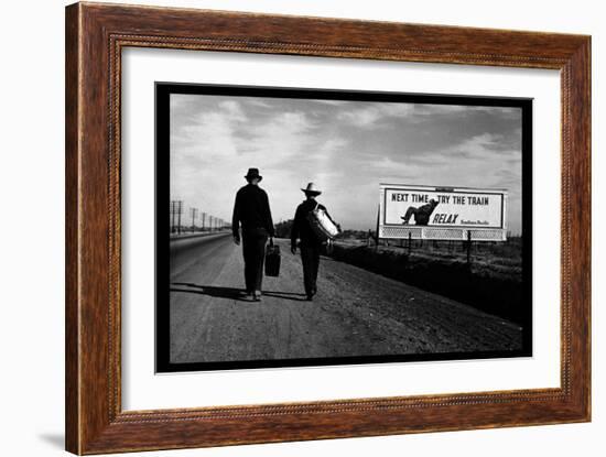 Toward Los Angeles-Dorothea Lange-Framed Art Print