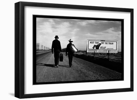 Toward Los Angeles-Dorothea Lange-Framed Art Print