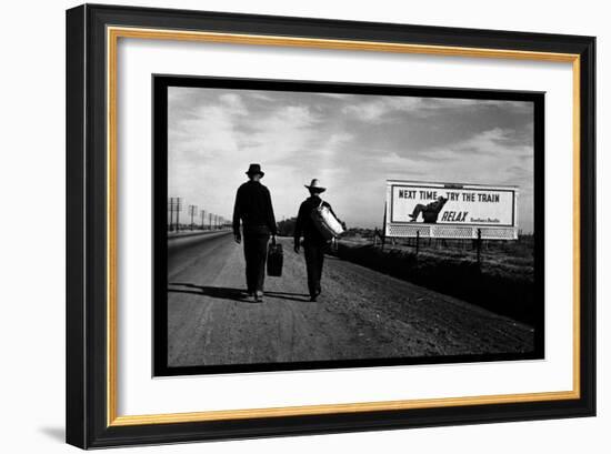 Toward Los Angeles-Dorothea Lange-Framed Art Print