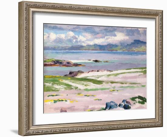 Towards Mull from Choc Ard Anraidh, Iona, C.1928-Francis Campbell Boileau Cadell-Framed Giclee Print