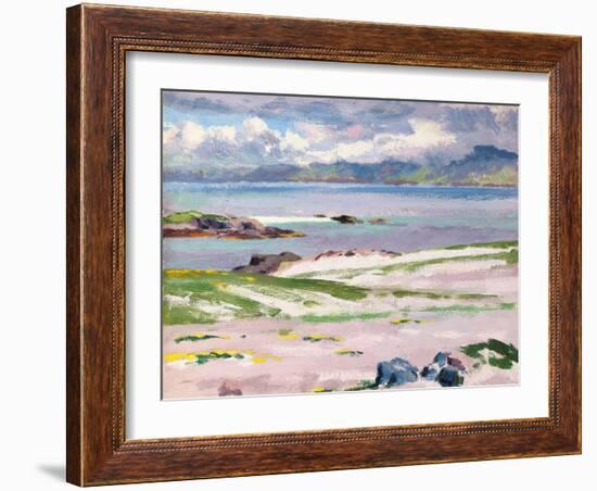 Towards Mull from Choc Ard Anraidh, Iona, C.1928-Francis Campbell Boileau Cadell-Framed Giclee Print