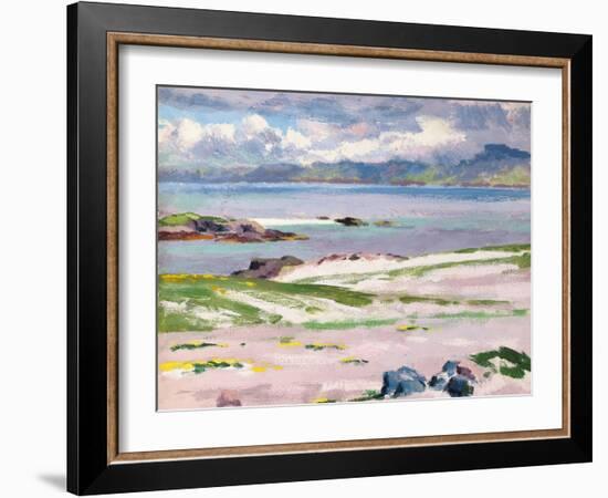 Towards Mull from Choc Ard Anraidh, Iona, C.1928-Francis Campbell Boileau Cadell-Framed Giclee Print