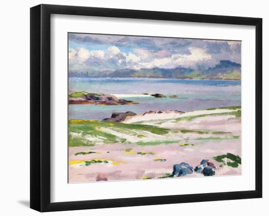 Towards Mull from Choc Ard Anraidh, Iona, C.1928-Francis Campbell Boileau Cadell-Framed Giclee Print