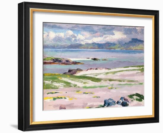 Towards Mull from Choc Ard Anraidh, Iona, C.1928-Francis Campbell Boileau Cadell-Framed Giclee Print