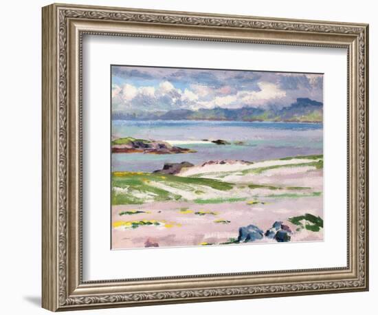 Towards Mull from Choc Ard Anraidh, Iona, C.1928-Francis Campbell Boileau Cadell-Framed Giclee Print