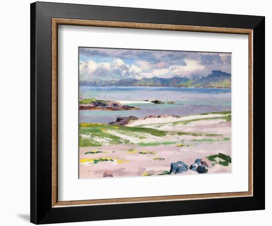 Towards Mull from Choc Ard Anraidh, Iona, C.1928-Francis Campbell Boileau Cadell-Framed Giclee Print