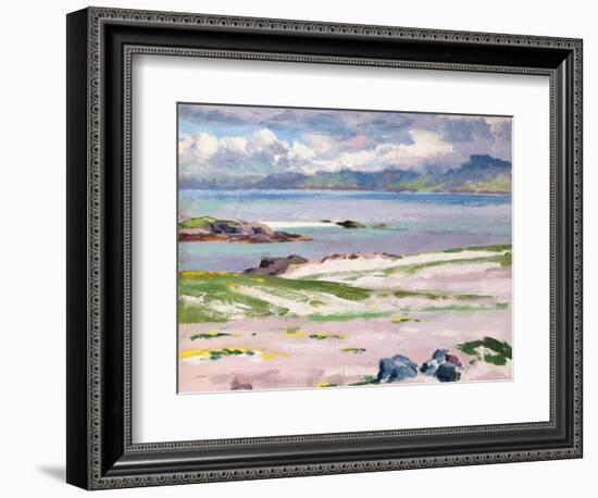 Towards Mull from Choc Ard Anraidh, Iona, C.1928-Francis Campbell Boileau Cadell-Framed Giclee Print