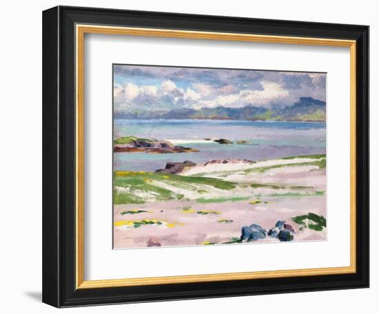 Towards Mull from Choc Ard Anraidh, Iona, C.1928-Francis Campbell Boileau Cadell-Framed Giclee Print