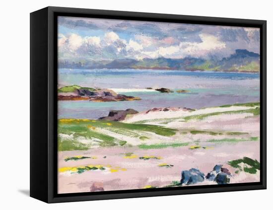 Towards Mull from Choc Ard Anraidh, Iona, C.1928-Francis Campbell Boileau Cadell-Framed Premier Image Canvas