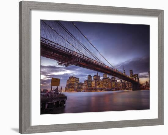 Towards New York-Assaf Frank-Framed Giclee Print